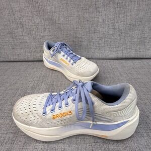 Brooks Ghost Max Womens Running Shoes Grey Blue 1204571B151 Size 9.5